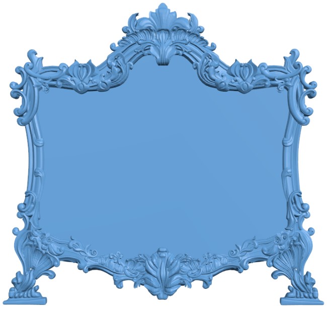 Large frame mirror pattern