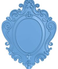 Mirror frame wall pattern