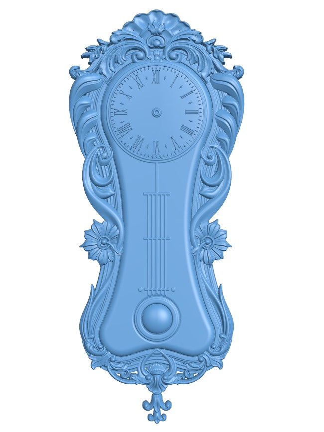 Pendulum clock pattern