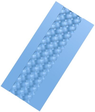 Striped knit pattern on both sides