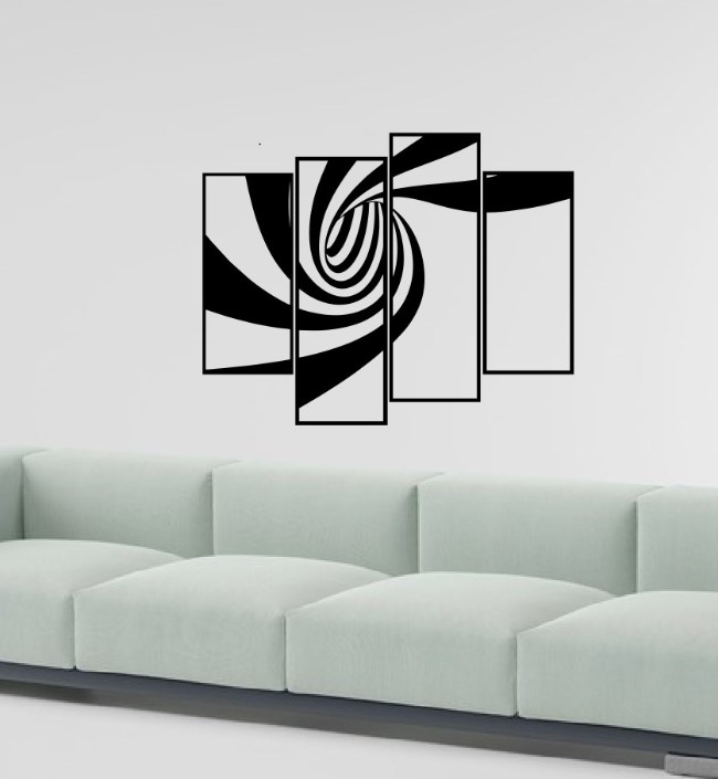 Swirl panel