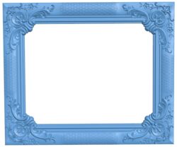 Textured frame in four corners