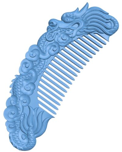 The dragon-shaped comb
