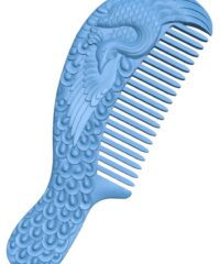 The peacock-shaped comb