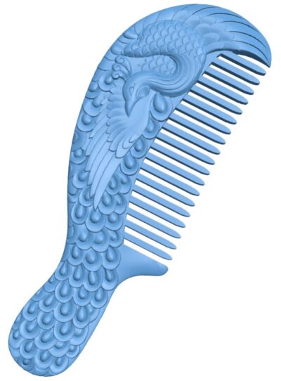 The peacock-shaped comb