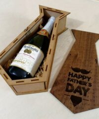 Wooden Wine Gift Box Fathers Day