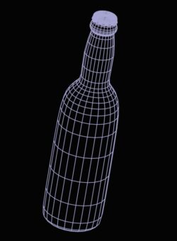 3D illusion led lamp bottle