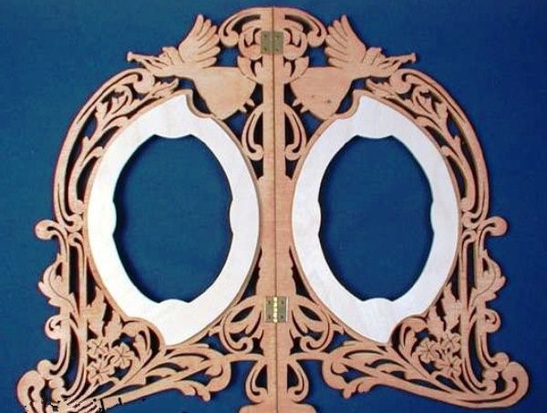 Angel mirror frame