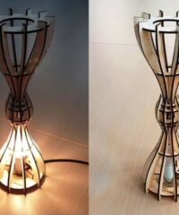 Hourglass lamp