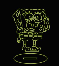 Illusion led lamp SpongeBob