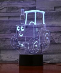 Tractor Ted 3D Optical Illusion