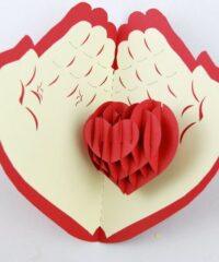 3D heart card