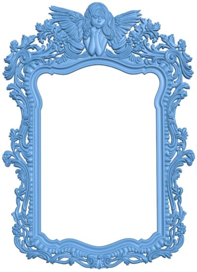 Angel picture frame