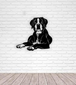 Boxer dog wall decor