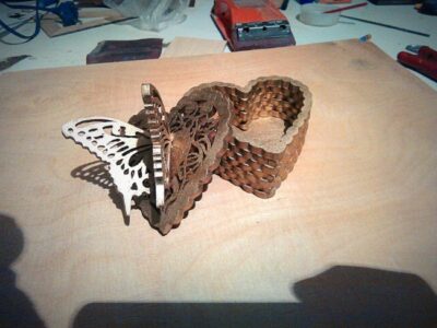Butterfly Heart Box