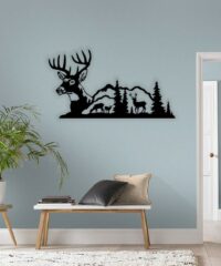 Deer wall decor