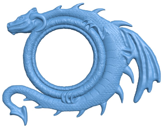 District dragon picture frame