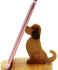 Dog phone stand