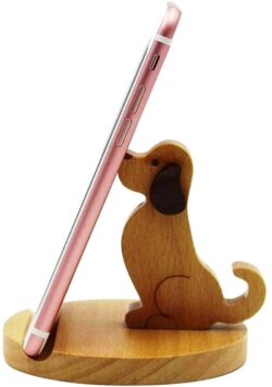 Dog phone stand