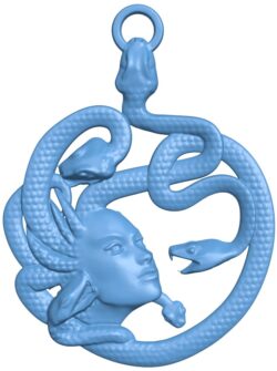 Gorgon Medusa pendant