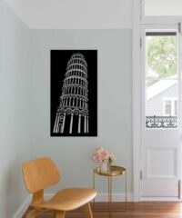 Leaning Tower of Pisa wall decor