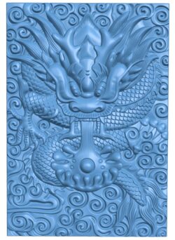 Mural chinese dragon