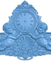 Pattern flowers Clock