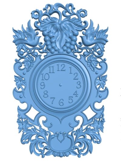 Pattern wall clock (2)