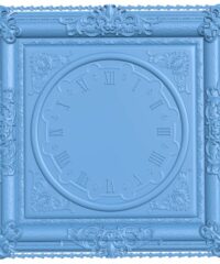 Pattern wall clock (4)