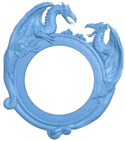 Round dragon frame
