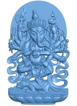 The elephant god Ganesha