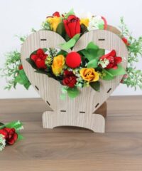 Wooden Flower Basket