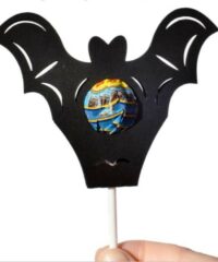 Bat halloween lollipop