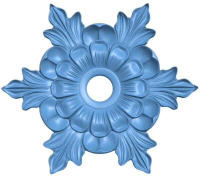 Circular disk pattern flower