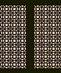 Design pattern screen panel
