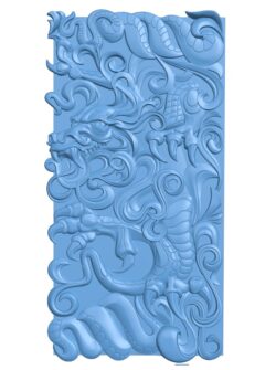 Dragon pattern inscription design
