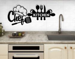 Kitchen Chef silhouette template