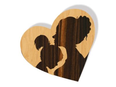 Mother and daughter wall decor