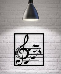 Music notes wall decor
