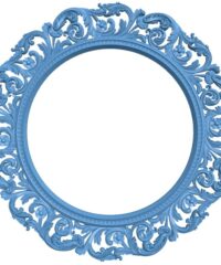 Picture frame or mirror circular
