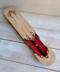 Wooden Decorative Pen Case