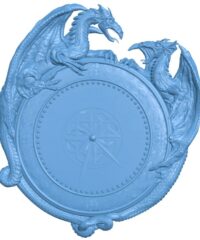 Dragon clock pattern