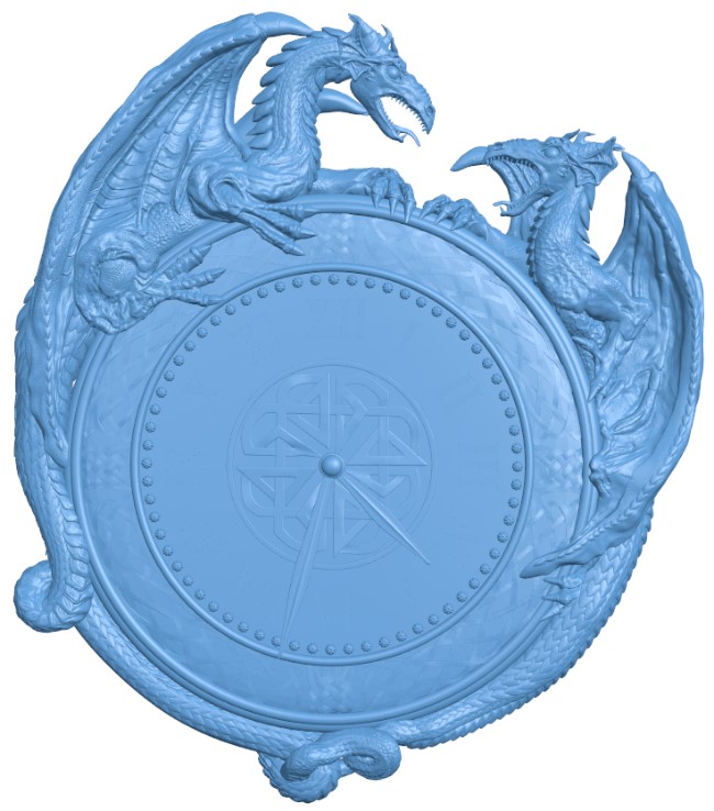 Dragon clock pattern