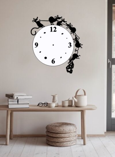 Mouse And Cheese Wall Clock