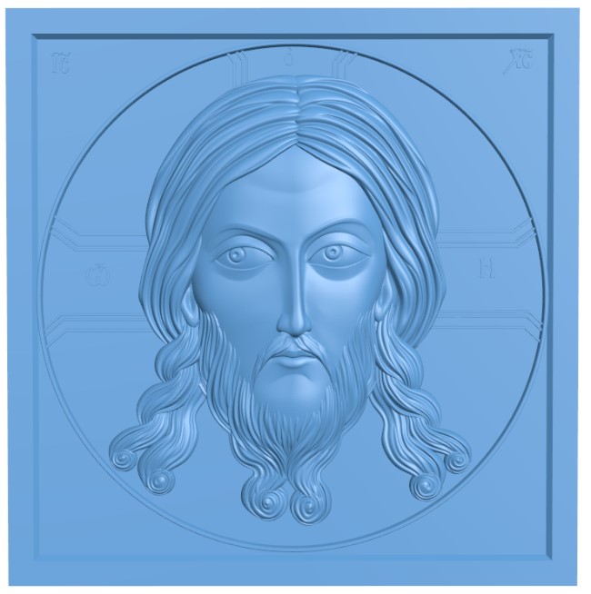 The face of jesus – 3D Model – Vector files