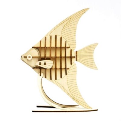 Wooden Fish On Stand