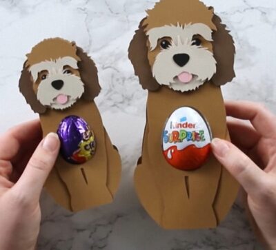 Dog Easter egg holder