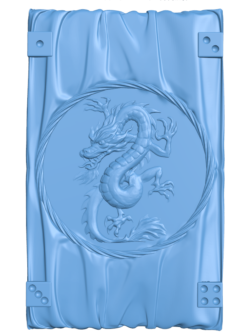 Dragon shaped door pattern