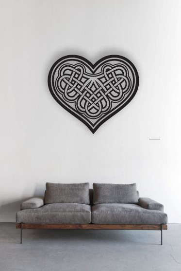 Geometric heart celtic