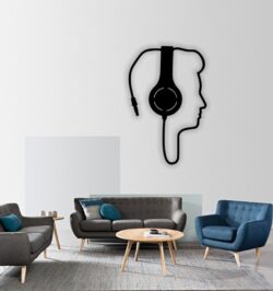 Headphone wall decor